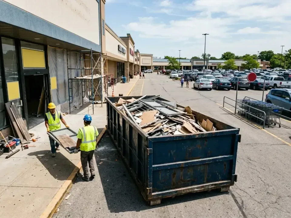 retail-store-renovation-debris-003 — frequently asked questions, Roll-off Dumpster Rentals in Potomac, MD
